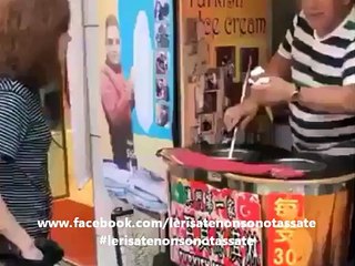 Il gelataio giocoliere rischia grosso