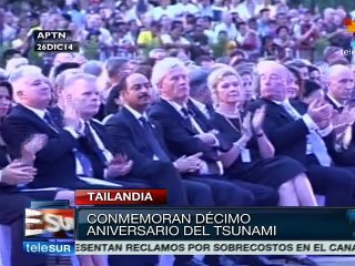 Indonesia: primer ministro encabeza homenaje a víctimas del tsunami