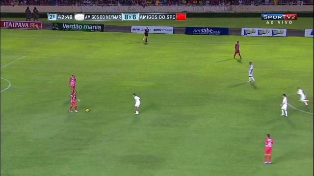 Neymar humiliated by Jose Aldo - Neymar Friends vs Sao Paulo Friends 2014