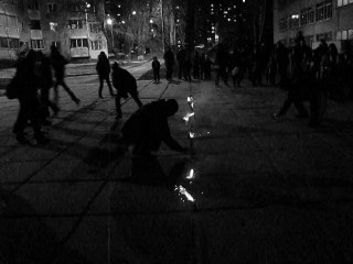 Новогодний праздник. ХОРТИНГ - 2015. Детская тренировка в киевском клубе хортинга "Сапсан".