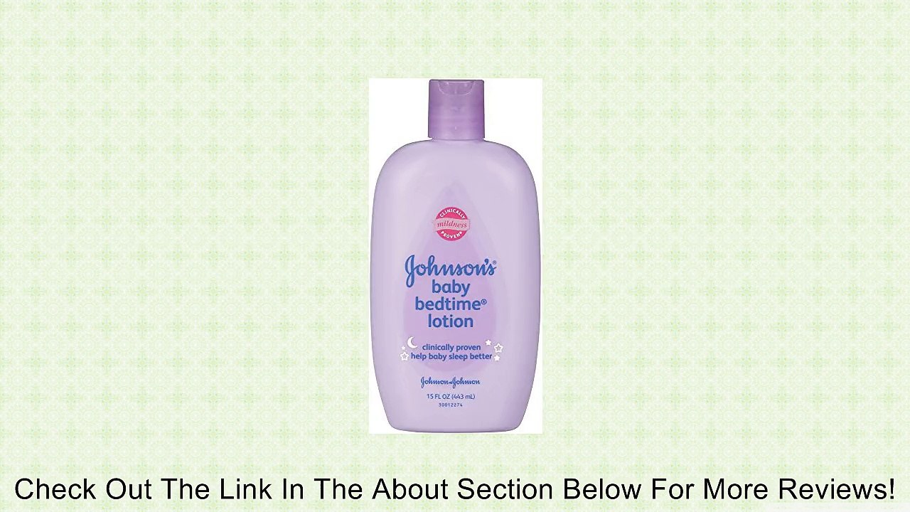 Johnson's Baby Bedtime Lotion, 15 Fluid Ounce Review