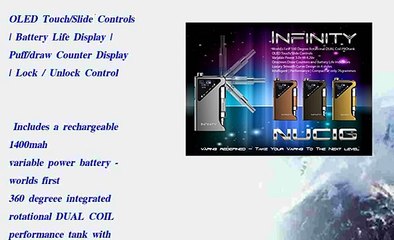 NUCIG Infinity 2015 MVP SILVER  Luxury High Tech New