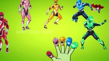 Power Rangers Cartoon Finger Family Nursery Rhyme | Power Rangers Finger Family Song