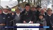 Liévin : Manuel Valls rend hommage aux mineurs