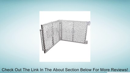 Pet Yard Plastic Exercise Pen Expansion Panel, 2-Piece, Gray Review