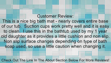 Sunton Multipurpose PVC material Big Size Home Security Bathroom Massage Anti-Skid Bath Mat Review