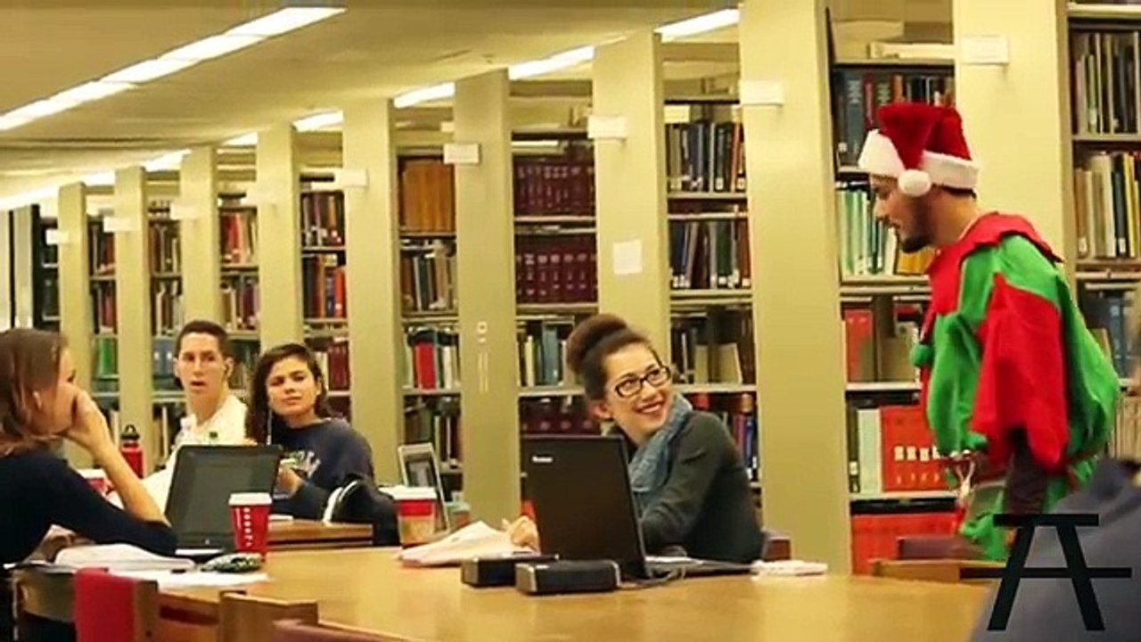 TOP 5 CHRISTMAS Pranks 2014 - Santa Claus & Elf Kiss Pranks - Kissing Prank - Funny Videos 2014