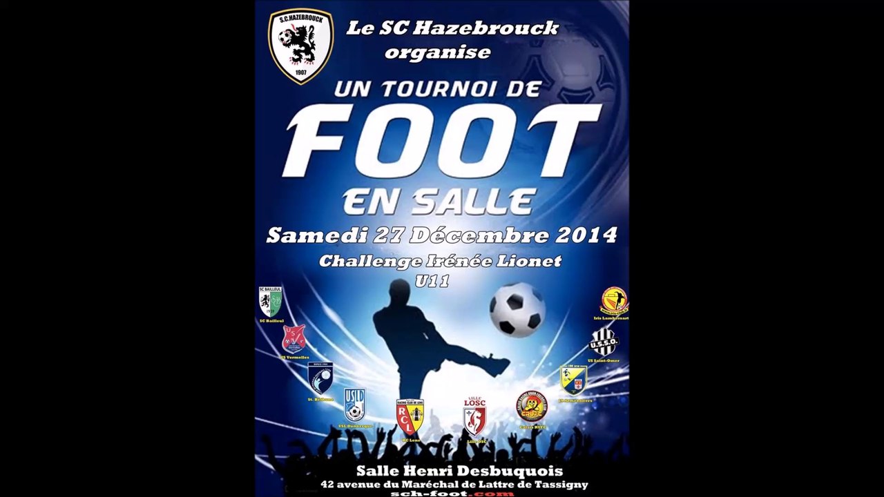 [U11] TOURNOI EN SALLE DU SCH [DECEMBRE2014]