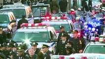 Enterro de policial reúne milhares em NY