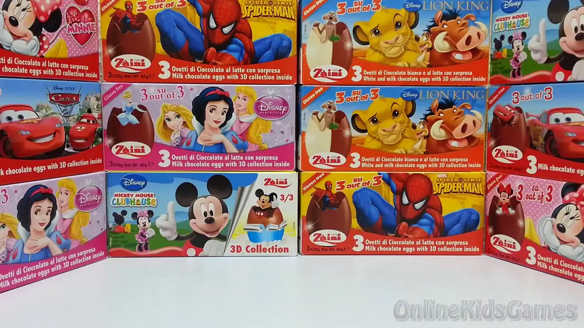 Surprise Eggs Zaini Disney Goofy Minnie Mickey Mouse Clubhouse Toys - video  Dailymotion