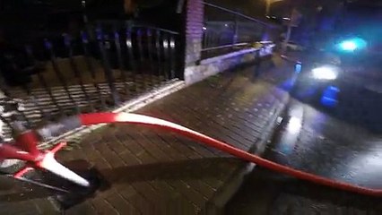 Incendie à St Servais avec Namur