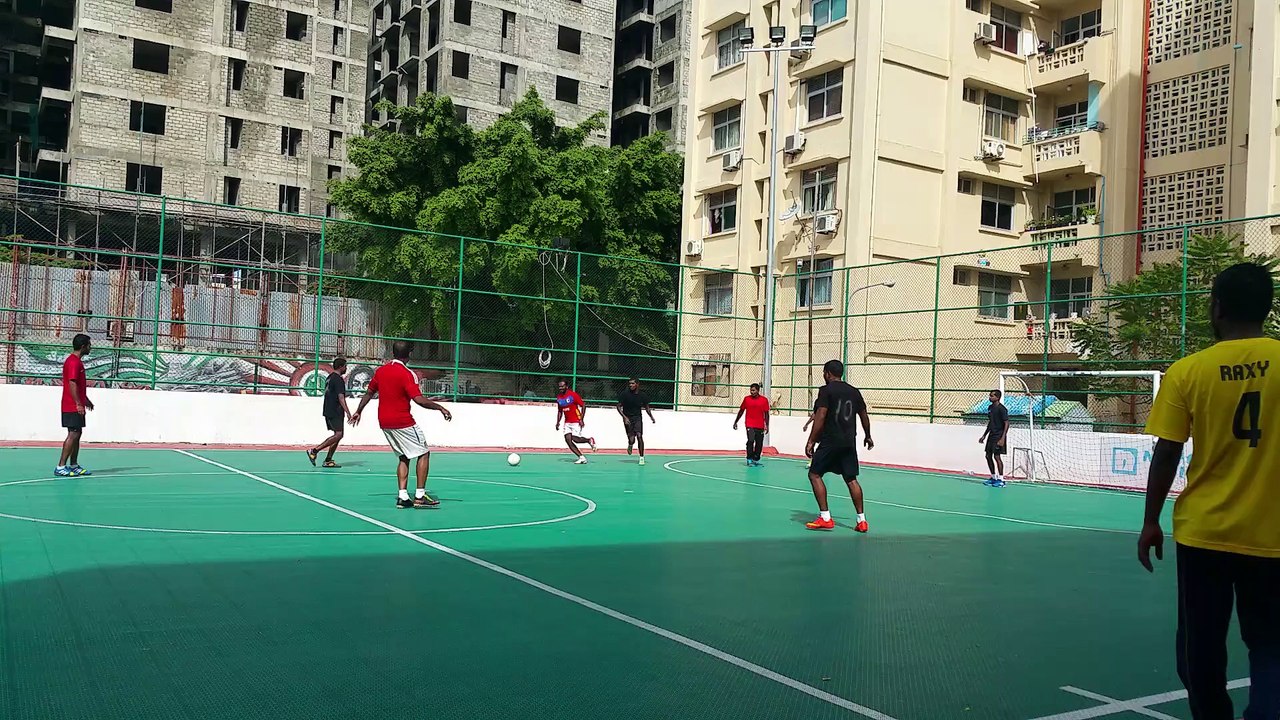 Great goal keeping skills by Maldivian goal keeper Maaniu