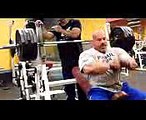 bodybuilding 495 pound incline bench press x 5 reps