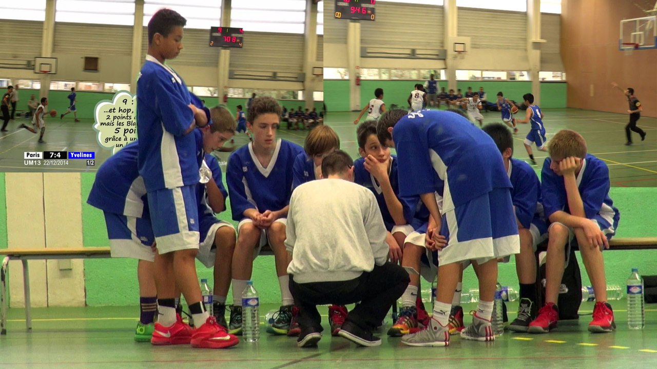 Paris 38:35 Yvelines (Finales - benjamins) 22/12/2014