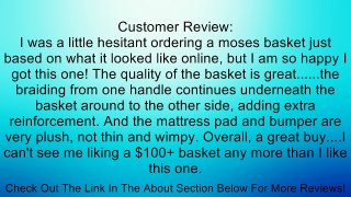 Tiddliwinks Moses Basket - Green Review