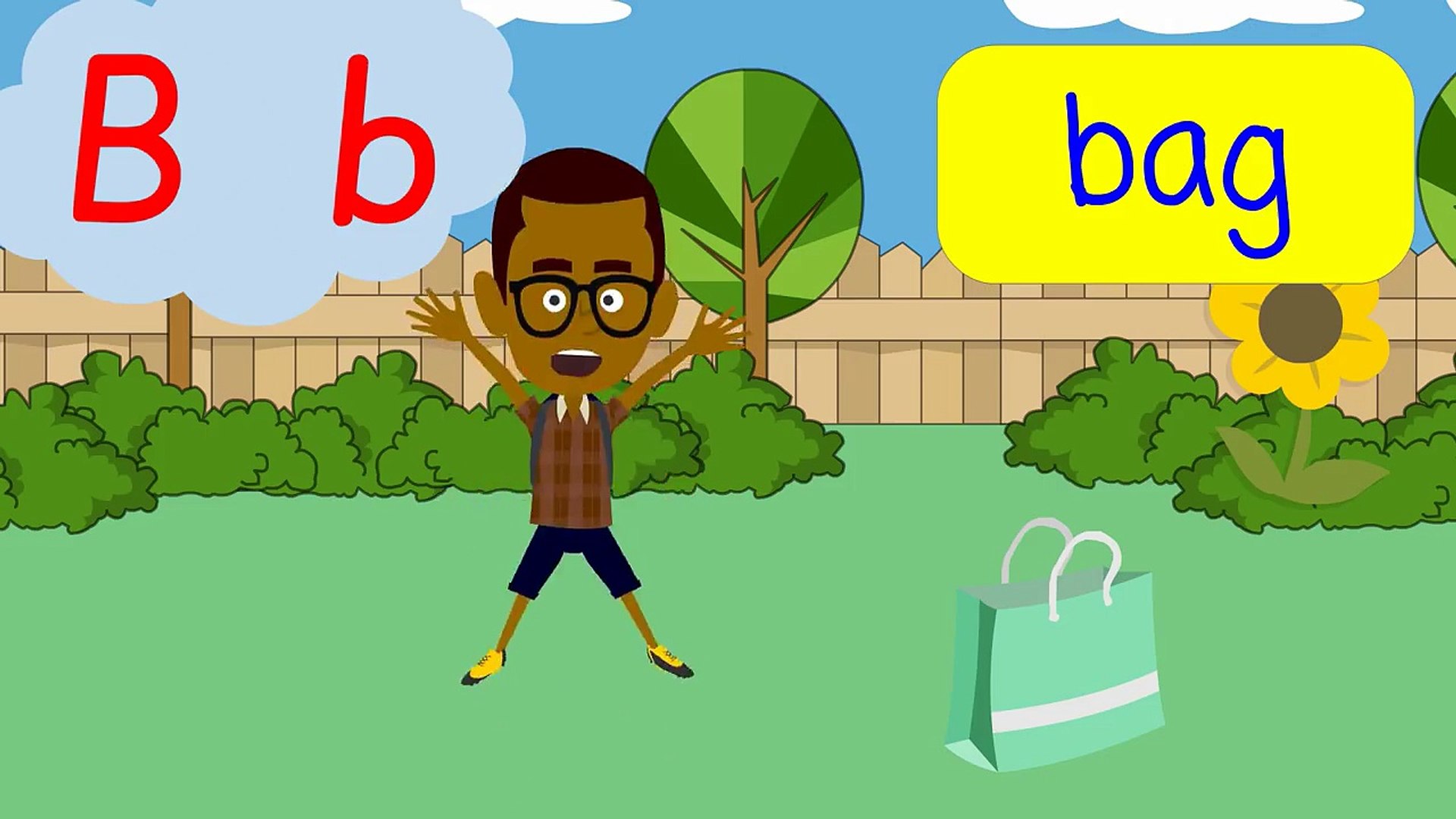 Letter B Alphabet Cartoon for Kids- Super Clever Learning - video  Dailymotion