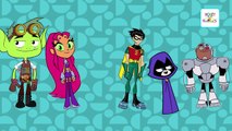 Teen Titans Finger Family Songs | Teen Titans Cartoon Animation Nursery Rhymes for Children