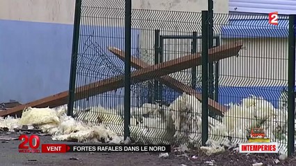 Intempéries : fortes rafales dans le Nord