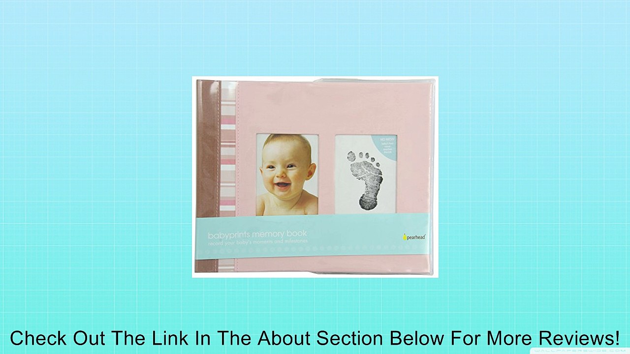 Pearhead Babyprints Memory Babybook Review
