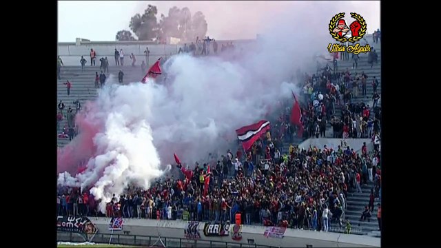Animation ultras imazighen - WAC#HUSA 14éme journeé Botola Pro