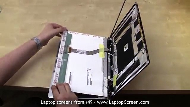 Step by step tutorial Laptop screen replacement _ How to Repair (replace) LCD screen in a laptop - education4u