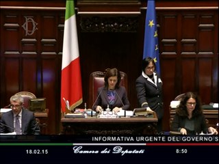 Italia - Informativa del governo italiano sui recenti sviluppi in Libia (20.02.15)
