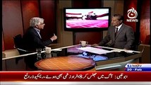 See the Reaction of Absar Alam when Khawaja Asif telling about Fake News Aired by Aaj News