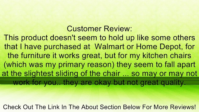 Junipers Assorted Furniture Felt Floor Protector Pads, Pack of 152 - Black Review