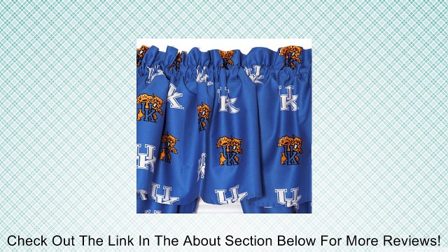 Kentucky Wildcats Curtain Valance from College Covers Review