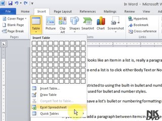 Lesson # 34 Excel Spreadsheet