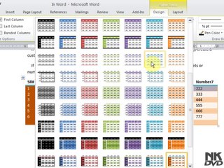 Lesson # 36 Tables Formatting