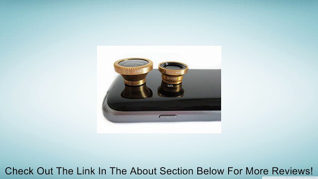 ASone Gold Magnetic 3in1 Fisheye Lens+Wide Angle+Micro Lens Photo Kit for iPhone 6 6 plus 5 5S 5C, iPhone 4 4S, Galaxy S2 S3 S4, HTC One M7 Review