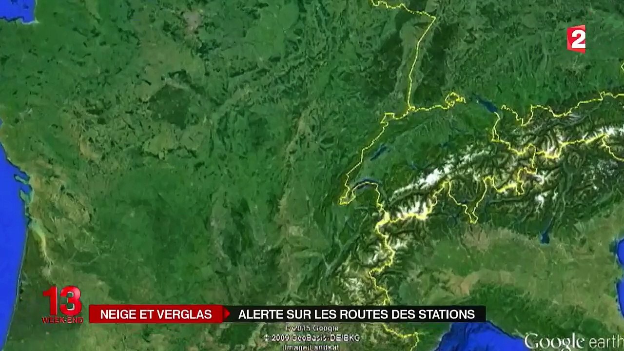 La neige rend difficile la circulation en Rhône-Alpes vers les stations de ski