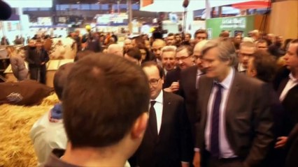 François Hollande inaugure le Salon de l'agriculture
