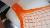 Talented Chef Cuts a Carrot Into An Incredible Mesh