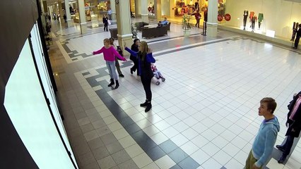 Disney Characters Surprise Shoppers