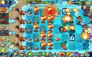 Plants vs Zombies 2  Frostbite Cave Zombot Tuskmaster 10,000 BC Part 2 Day 28-29!