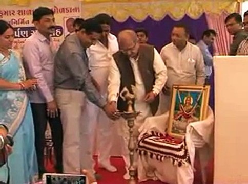 Ahmedabad Dholka Suthari Shala opening by Bhupendrasinh Chudasama