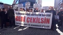 Eskişehir'de 'İç Güvenlik Yasa Tasarısı' Protestosu
