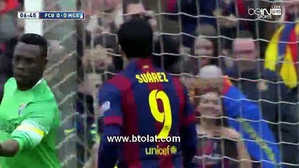 هدف مالاجا الاول فى مرمى برشلونة (1-0) || الدورى الاسبانى