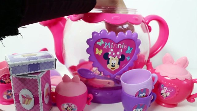 Minnie Mouse Bow-tique Play Doh Tea Playset Disney Junior Mickey Mouse Toys Juego de Té Plastilina