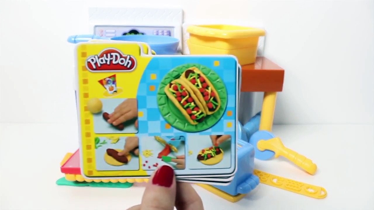 Play Doh Meal Makin Kitchen Playset Play Dough Mini Kitchen Chef Cocinita de Juguete Toy Videos