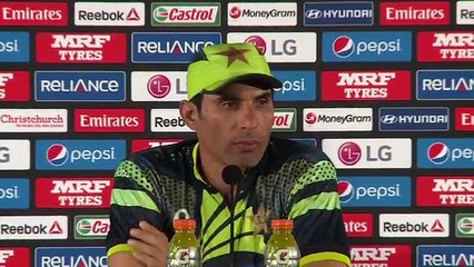 Furustrated Misbah Views After Pak vs WI Match World cup 2015