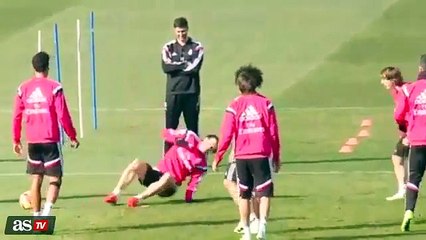 Gareth Bale FAIL in Real Madrid training 2015