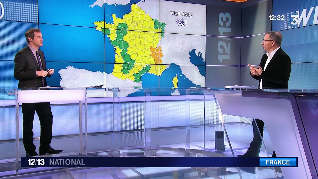 Météo : alerte orange à la neige et au verglas dans cinq départements