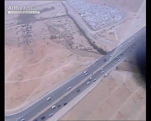 تصوير جوي للجسر المعلق بالرياض