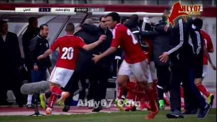 هدف التعادل للأهلي 1-1 وفاق سطيف - كأس السوبر الإفريقي 2015 - تعليق عصام الشوالي - HD 1080