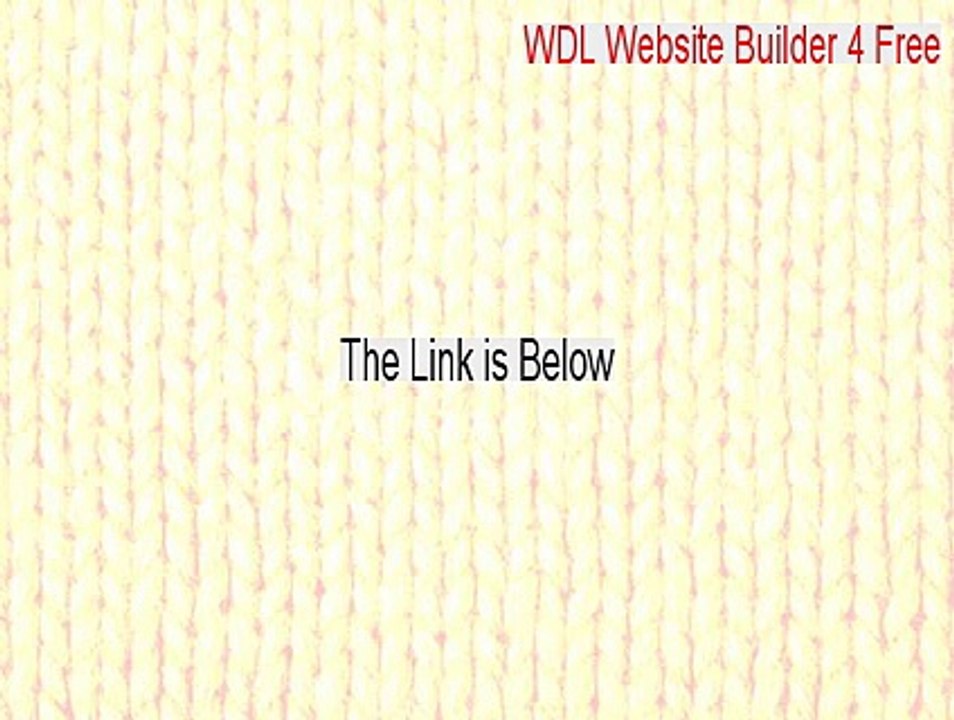 WDL Website Builder 4 Free Keygen [Download Now]
