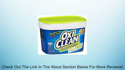 Oxiclean Versatile Stain Remover Free, 65 Loads, 3 Pounds Review
