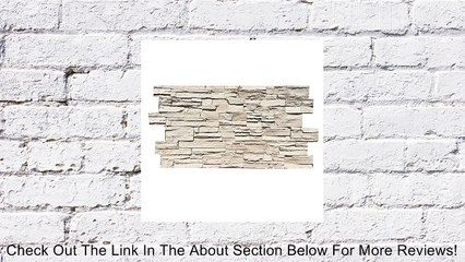 BuyFauxStone Deep Stacked Stone Wall Panel - Stone White Review